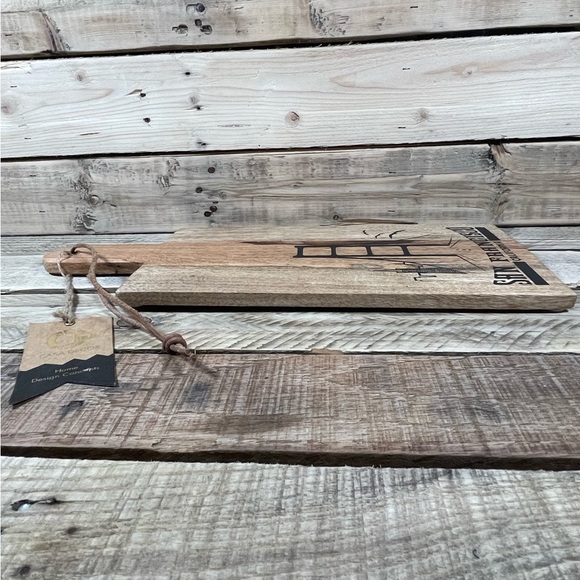 Casa Decor San Francisco California Bridge Branded Wooden Hanging Cutting Board - Picture 8 of 8